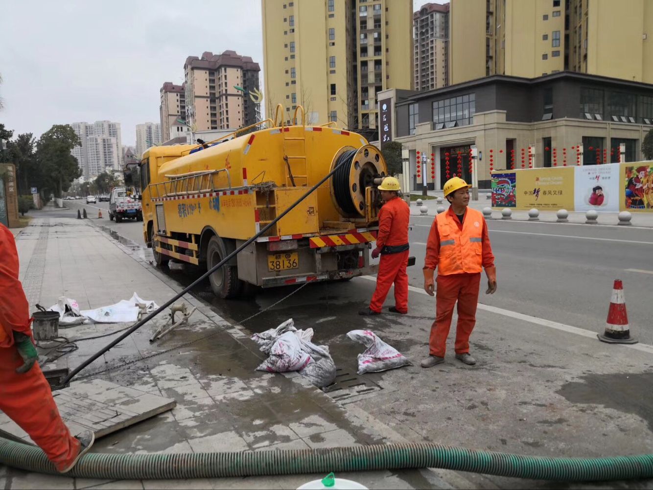 阜城排污管道清淤-管道清洗